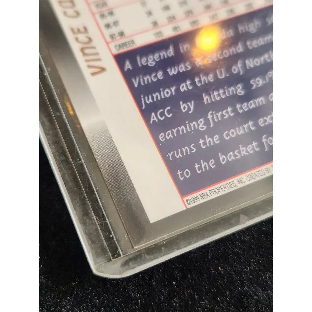 Vince Carter RC 1998-99 Topps #199 Rookie Toronto Raptors Basketball Card